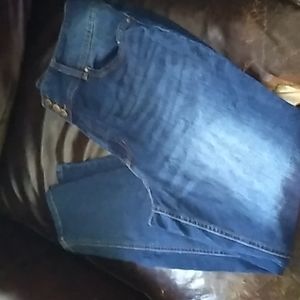 High waisted skinny jeans